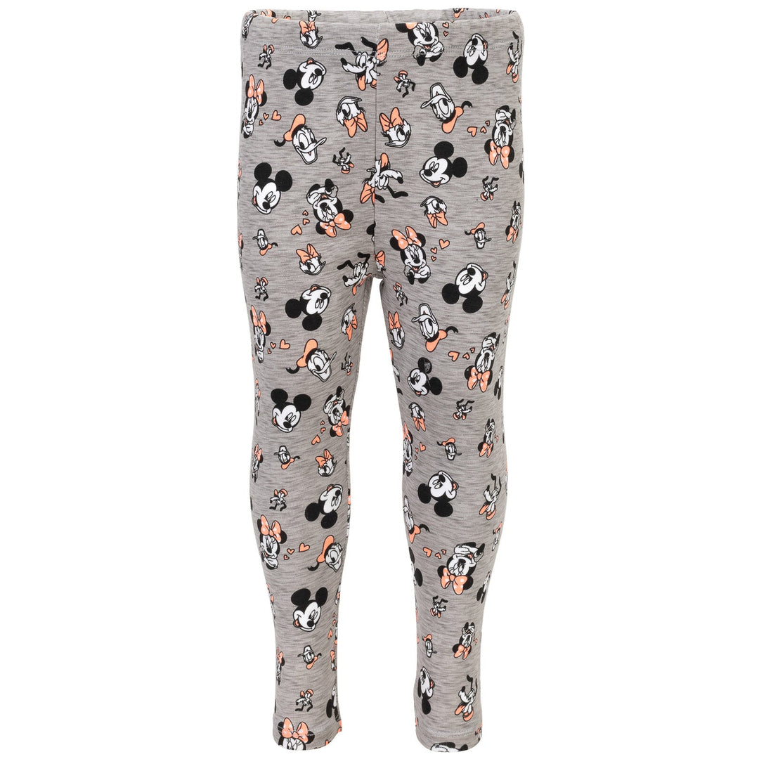 Disney Minnie Mouse Pullover Fleece Hoodie and Leggings Outfit Set - imagikids