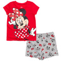 Disney Minnie Mouse T-Shirt and French Terry Shorts Outfit Set