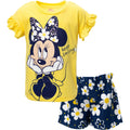 Disney Minnie Mouse T-Shirt and Twill Shorts Outfit Set