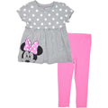 Conjunto de vestido y calzas de Minnie Mouse de Disney