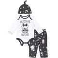 Disney Nightmare Before Christmas Bodysuit Pants and Hat 3 Piece Outfit Set