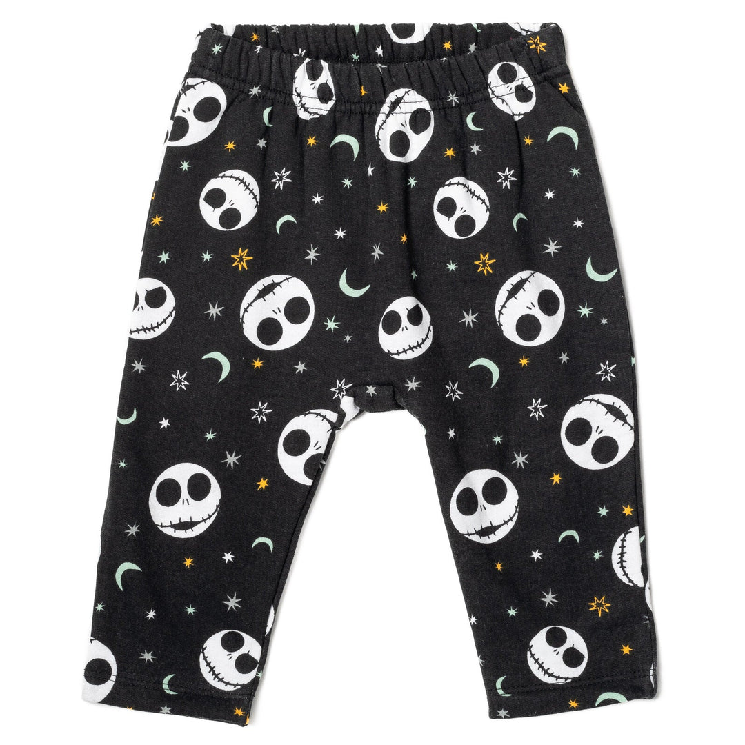 Disney Nightmare Before Christmas Fleece Pullover Hoodie Bodysuit and Pants 3 Piece Outfit Set - imagikids