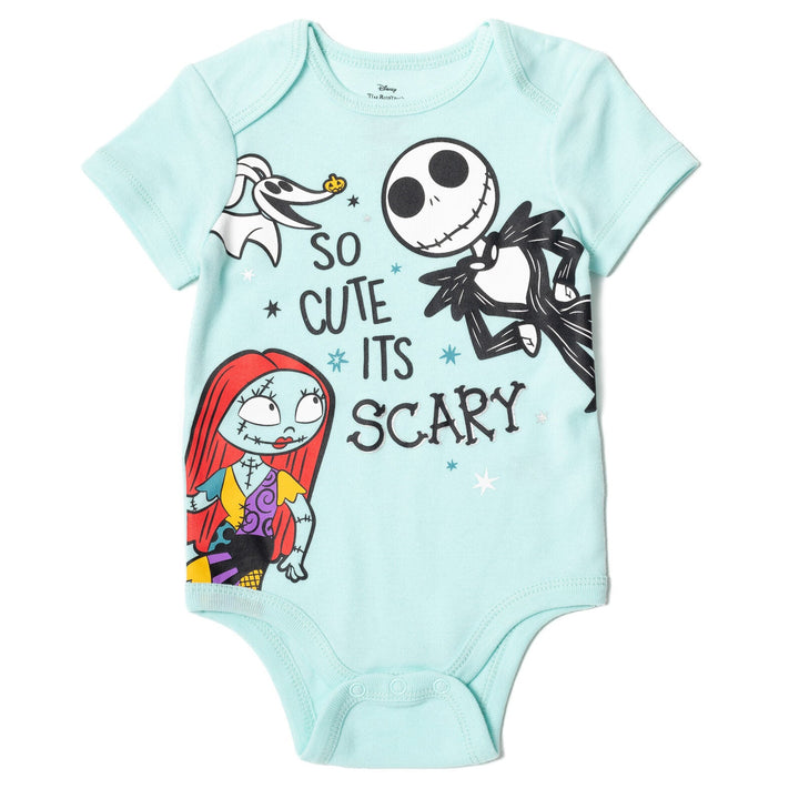 Disney Nightmare Before Christmas Fleece Pullover Hoodie Bodysuit and Pants 3 Piece Outfit Set - imagikids