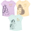 Disney Princess 3 Pack T-Shirts