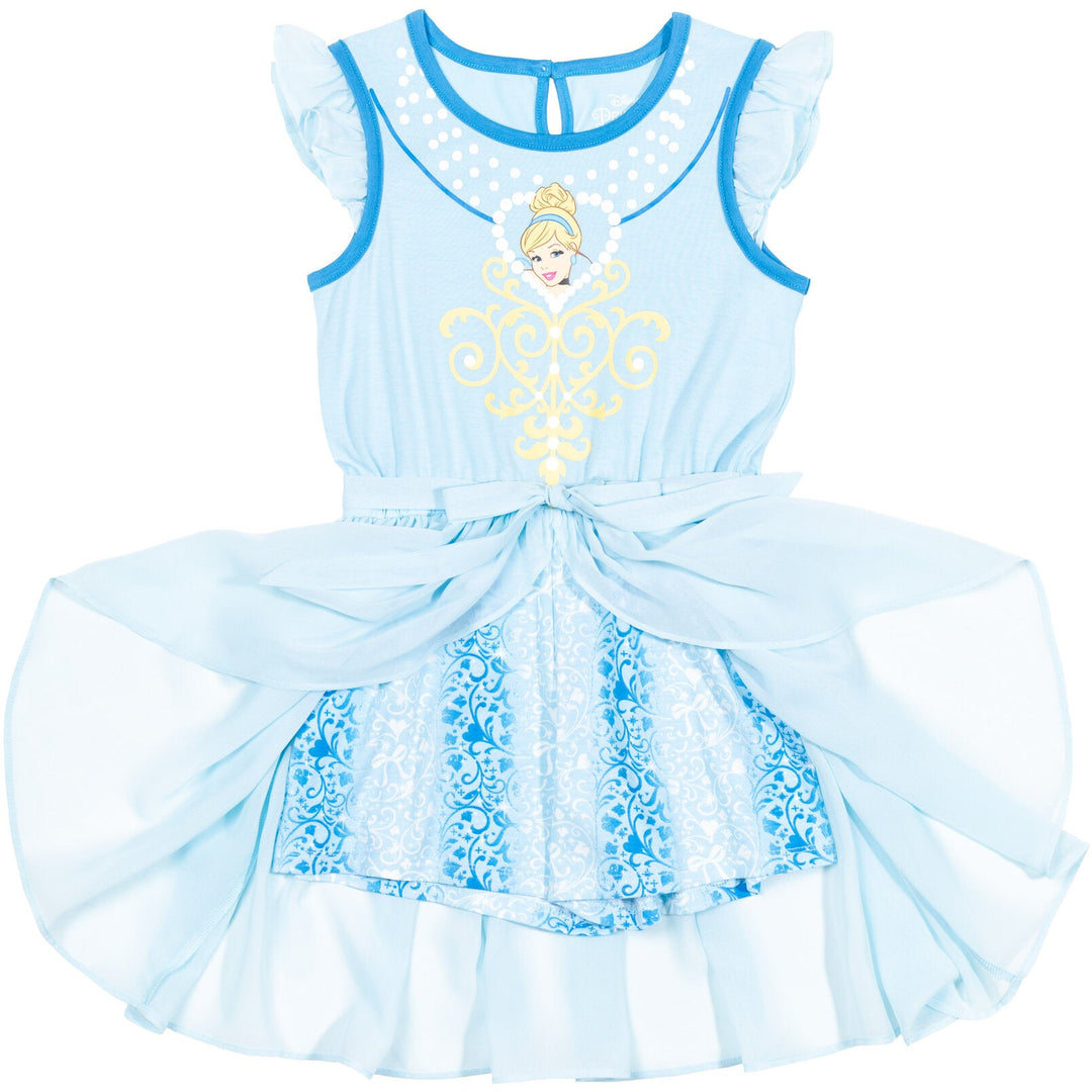 Disney Princess Cinderella Romper With Skirt Overlay - imagikids