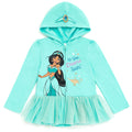 Disney Princess Jasmine Fleece Zip Up Hoodie Dress