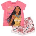 Disney Princess Pocahontas T-Shirt and Shorts Outfit Set