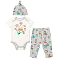 Disney Toy Story Bodysuit Pants and Hat 3 Piece Outfit Set