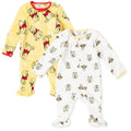 Disney Winnie the Pooh Fleece 2 Pack Zip Up Coveralls