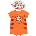 Disney Winnie the Pooh Tigger Romper and Bucket Sun Hat