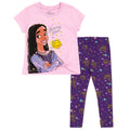 Disney Wish Asha Star Girls T-Shirt and Leggings Outfit Set