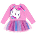 Dreamworks Gabby's Dollhouse Pandy Paws Cakey Cat Girls French Terry Dress
