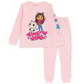 Dreamworks Gabby's Dollhouse Pandy Paws Cakey Cat MerCat Girls Thermal T-Shirt Pants