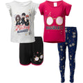 Harry Potter 4 Piece Outfit Set: T-Shirt Tank Top Legging Shorts