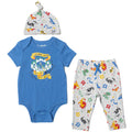 Harry Potter Bodysuit Pants and Hat 3 Piece Outfit Set