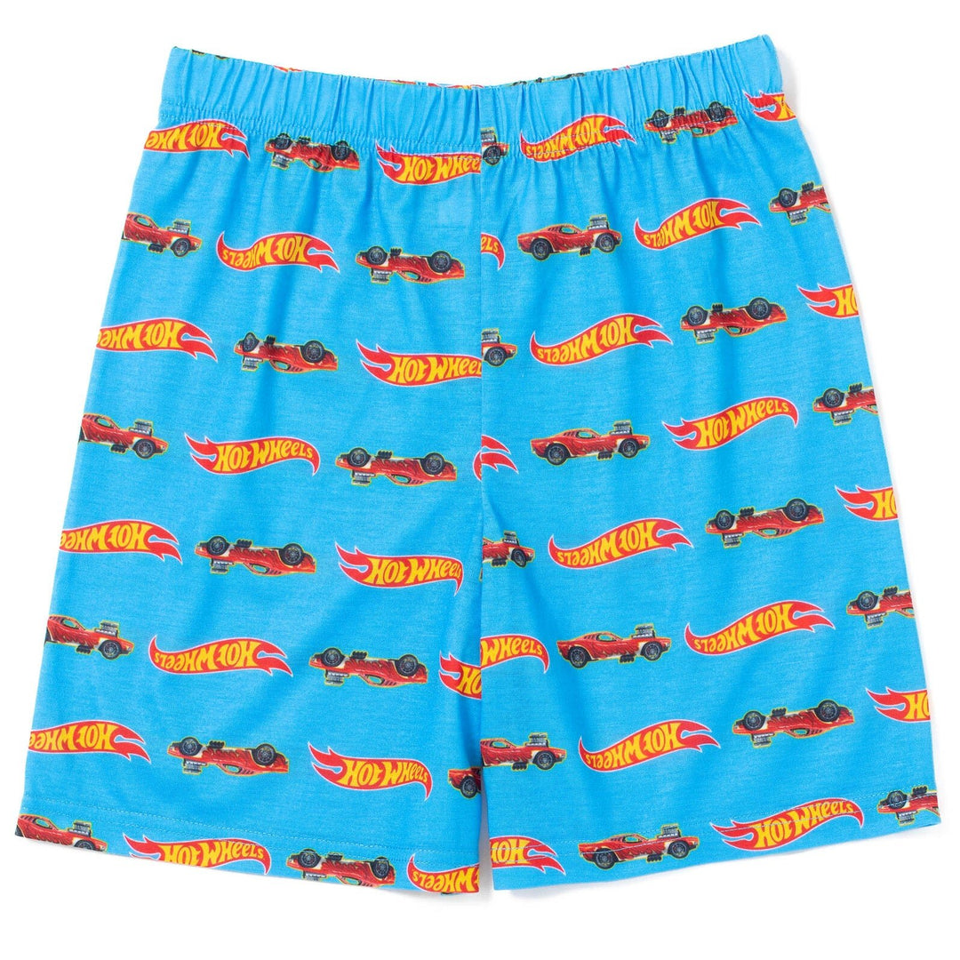 Hot Wheels Pajama Shirt and Shorts Sleep Set - imagikids