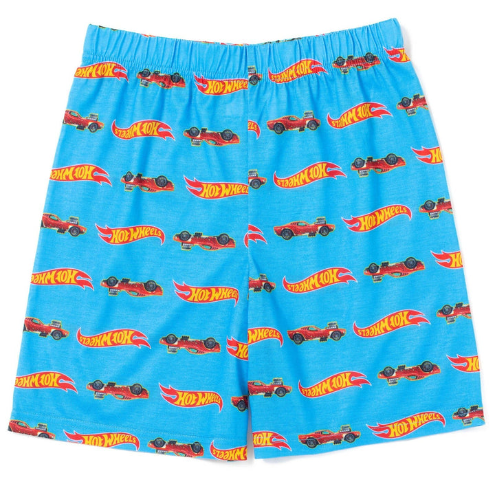 Hot Wheels Pajama Shirt and Shorts Sleep Set - imagikids