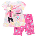 JoJo Siwa Crossover T-Shirt and Bike Shorts Outfit Set
