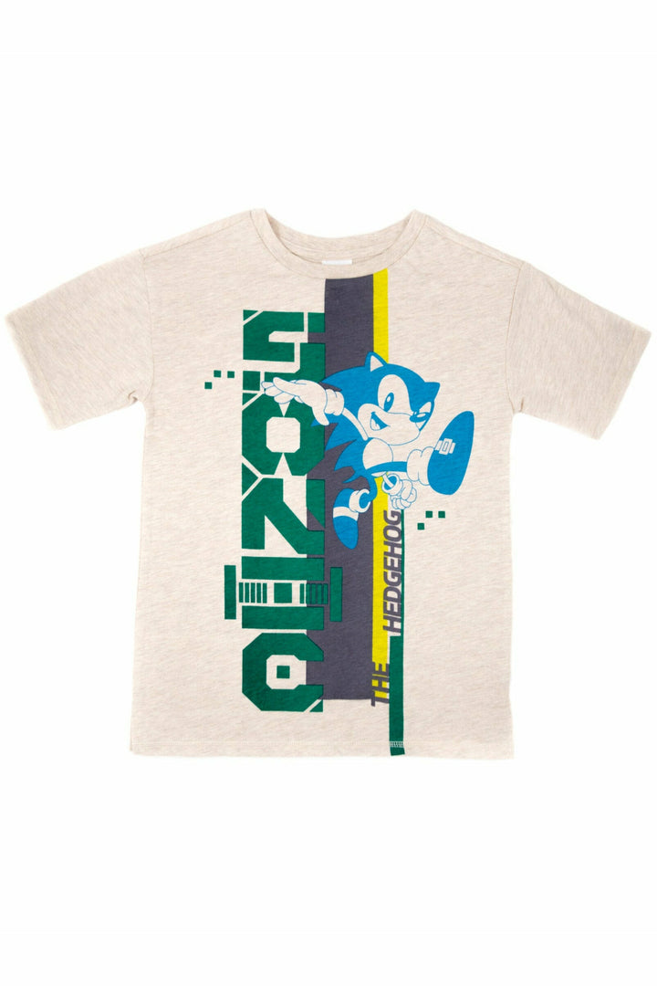 SEGA Sonic The Hedgehog 3-Piece Outfit Set: 2-Pack Graphic Tees & Jogger Pants