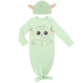Star Wars The Mandalorian Grogu Sleeper Gown and Hat