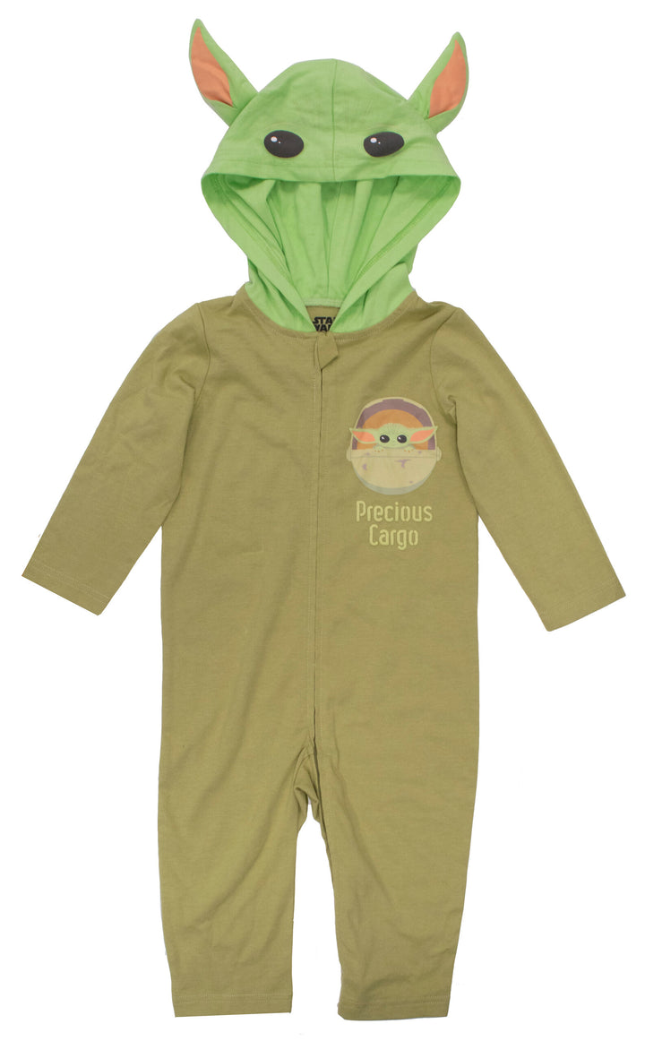 Star Wars The Mandalorian Grogu - Mono de cosplay con cremallera